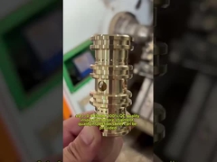 機械加工された部品,ステンレス鋼と銅の部品